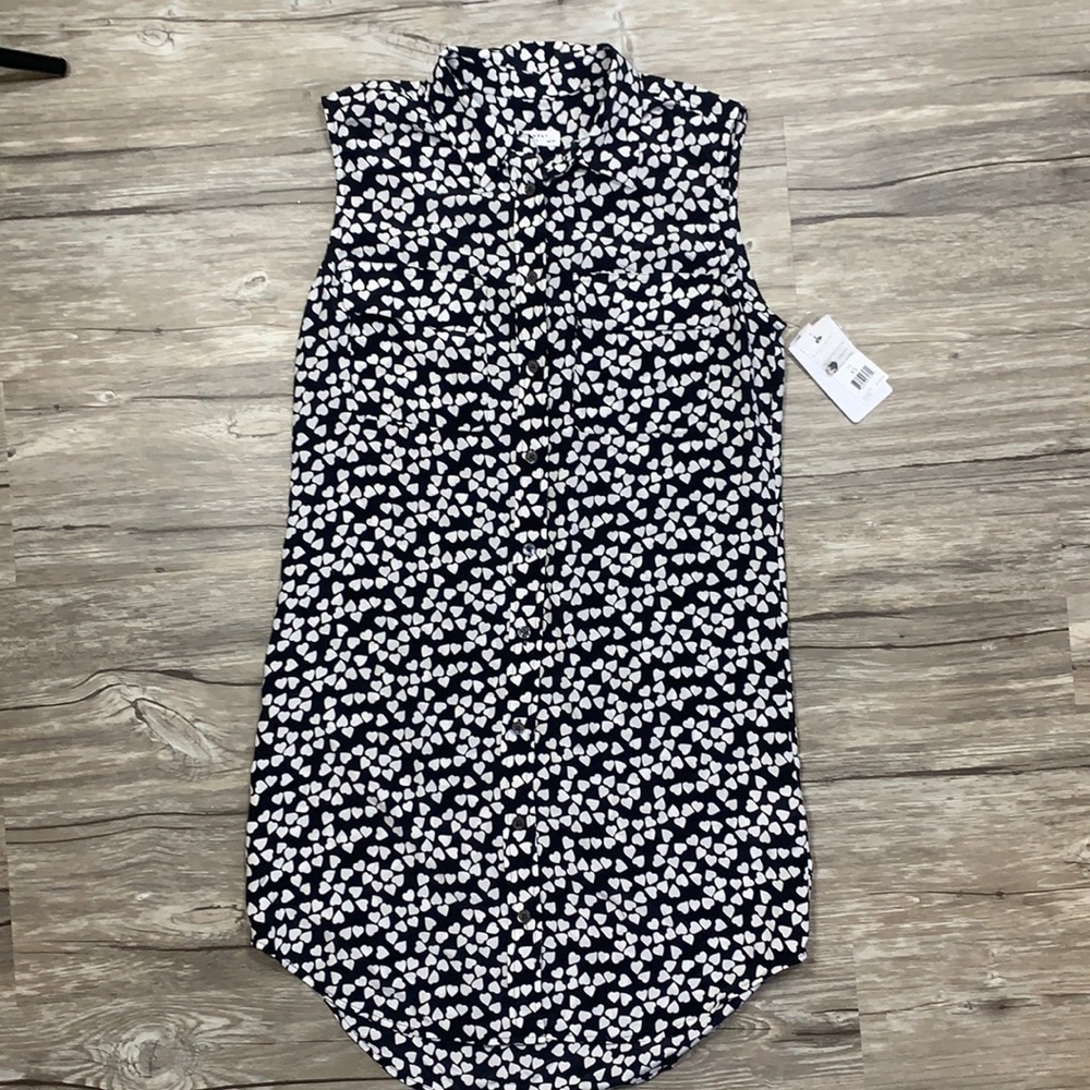 Equipment Femme Sleeveless Long Cardigan Dress XS